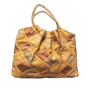 Michael Kors Metallic Satchel EUC 💖